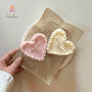 Nến Bánh Kem Trái Tim CAKELIN