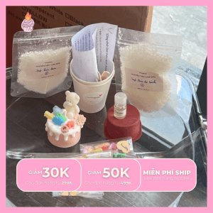 Set Làm Nến Bánh Kem Mini CAKELIN